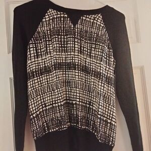 Michael Stars black and white top, size small